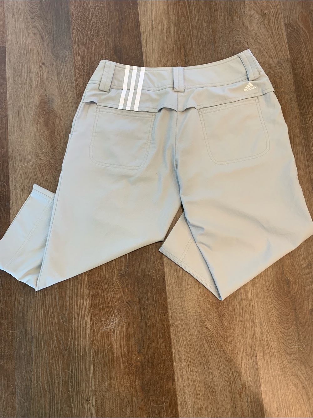 Adidas Climacool Pale Gray Athletic Golf  Capri Pants 6